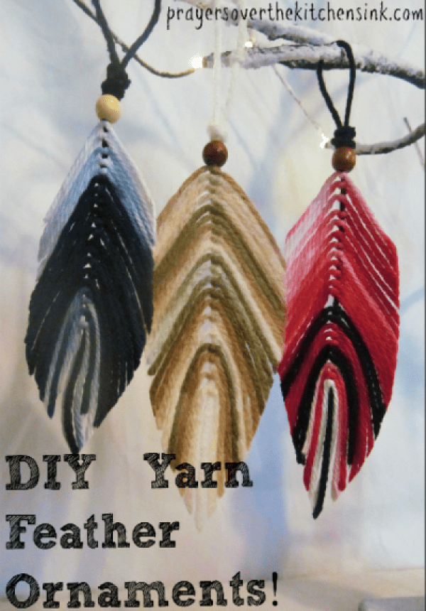 Yarn Feather Ornament&nbsp;Craft
