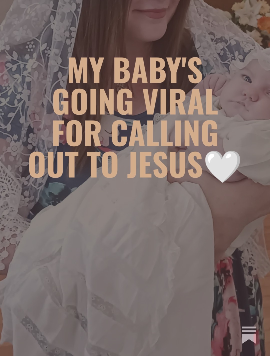 My Baby’s Going Viral for Calling Out to Jesus&nbsp;🤍